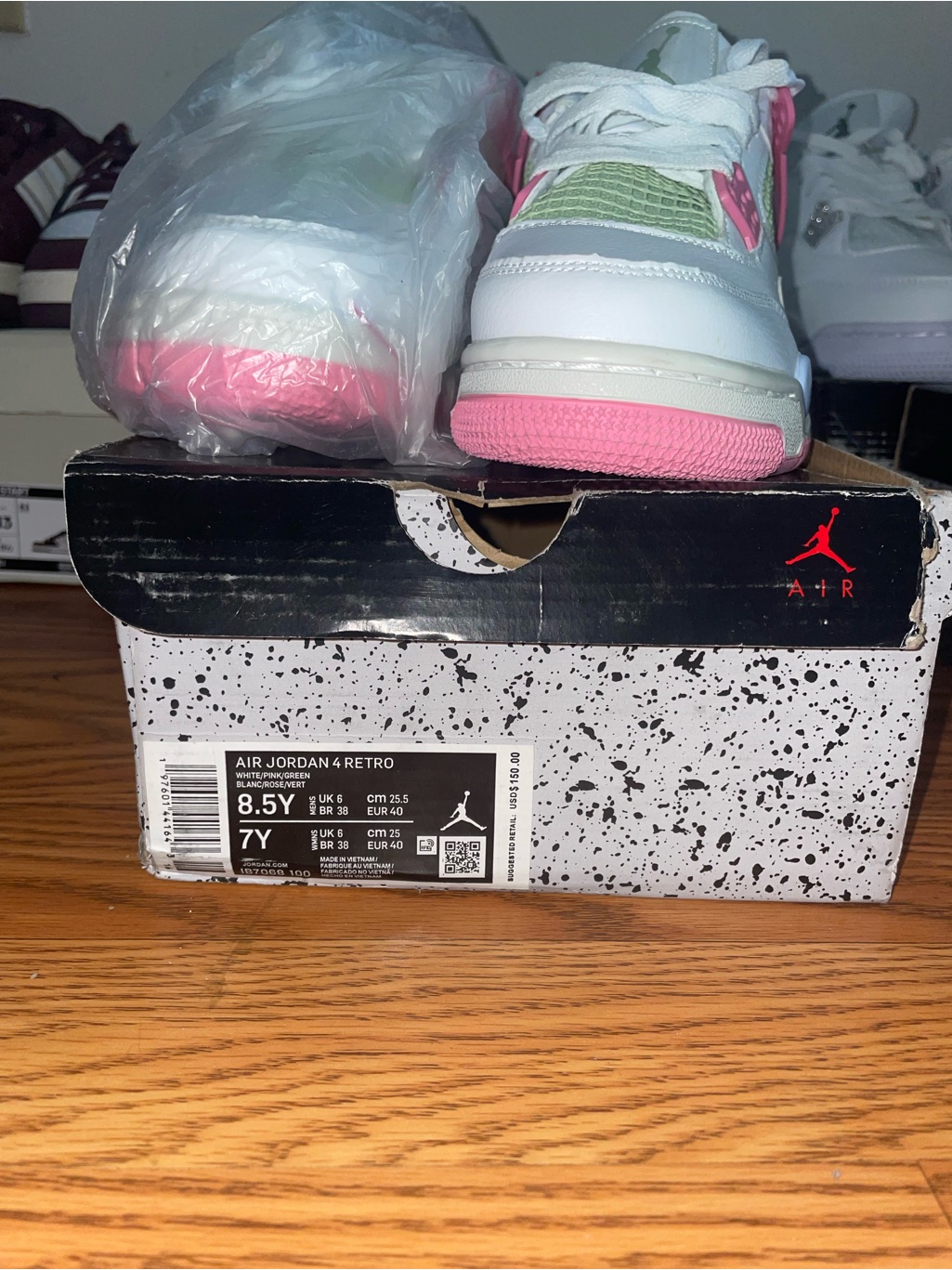 Jordan Air Jordan 4 Retro White Pink